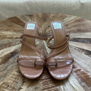 Dolce Vita Women's Nude Brown Strappy Heels